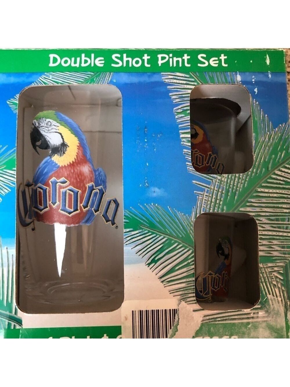 Corona Double Shot and Pint Glass